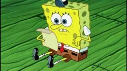 Restraining SpongeBob