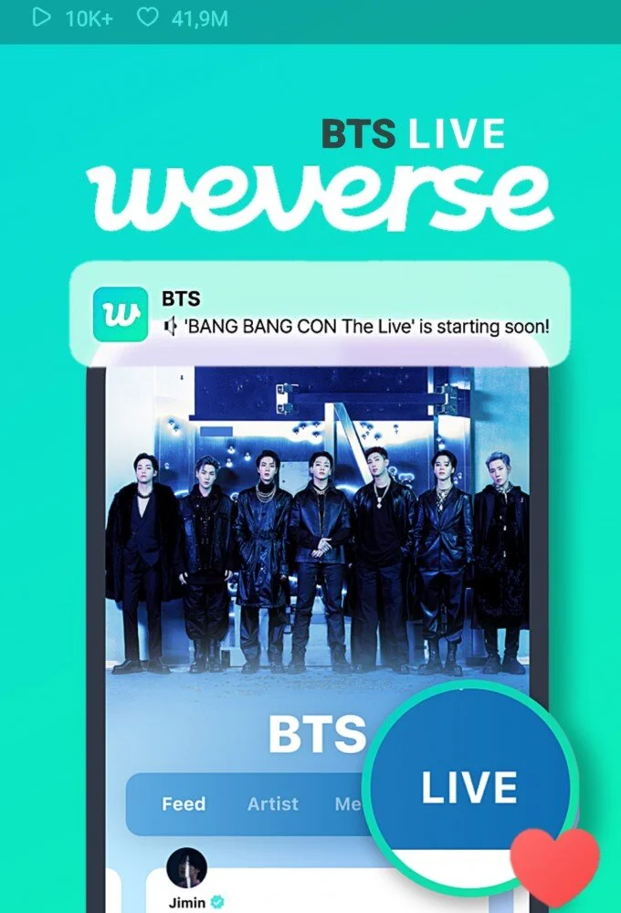BTS Weverse Live